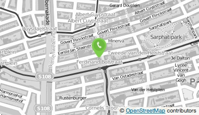 Bekijk kaart van KPN winkel Amsterdam Ferdinand Bolstraat in Amsterdam