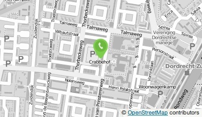 Bekijk kaart van Domino's Pizza Crabbehof in Dordrecht