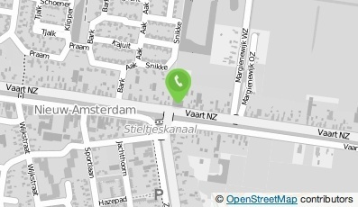 Bekijk kaart van Shell Station Vugteveen in Nieuw-Amsterdam