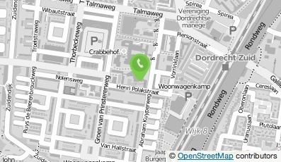 Bekijk kaart van Kinderdagverblijf Zandvlinder in Dordrecht