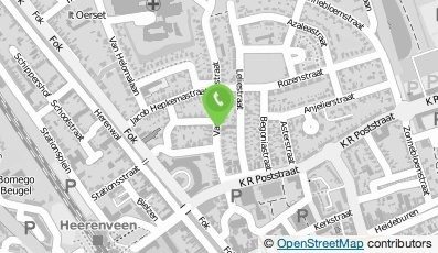 Bekijk kaart van Alg. Fr. Onderl. Schadeverz. mij. 'Zevenwouden' UA in Leeuwarden