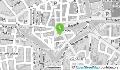 Bekijk kaart van Kapsalon Rodenburg in Dokkum