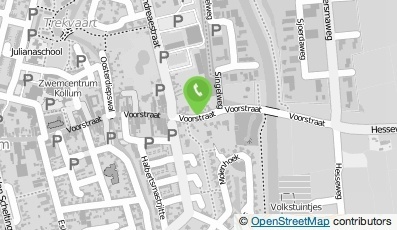 Bekijk kaart van V.O.F. Aannemersbedrijf Van der Laan in Kollum