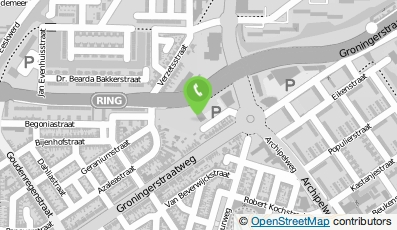 Bekijk kaart van Dekker Drukwerken B.V. in Leeuwarden