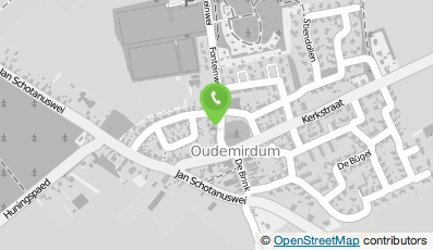 Bekijk kaart van V.O.F. Slagerij De Vries in Oudemirdum