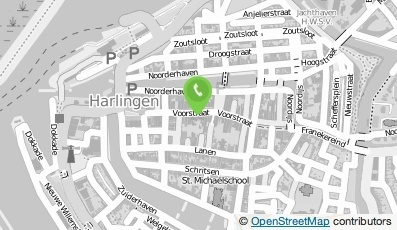 Bekijk kaart van Faber Lederwaren en Bijouterieen in Harlingen