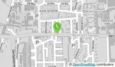 Bekijk kaart van V.O.F. de Jong's Cafetaria in Beetsterzwaag