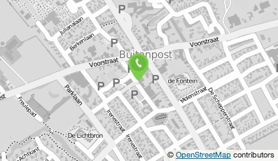 Bekijk kaart van ICI Kappers in Buitenpost
