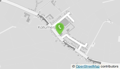 Bekijk kaart van Dorpshuis Trefpunt in Kollumerpomp
