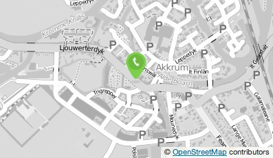 Bekijk kaart van Cafetaria Veenema in Akkrum