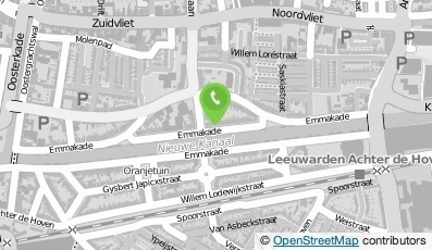Bekijk kaart van De Vries & Luiks Bureau voor Effectieve Reclame in Leeuwarden
