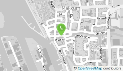 Bekijk kaart van Uitgeverij Gielstra in Makkum