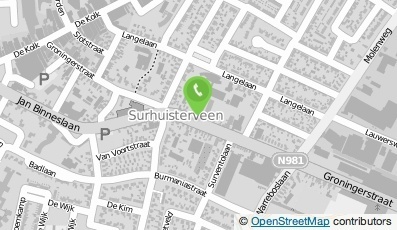 Bekijk kaart van Ate Hoeksma's Schildersbedrijf B.V. in Surhuisterveen