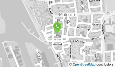 Bekijk kaart van Kapsalon Kreatief in Makkum