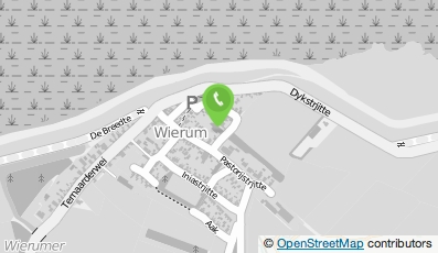 Bekijk kaart van Stichting Dorpshuis Wierum in Wierum