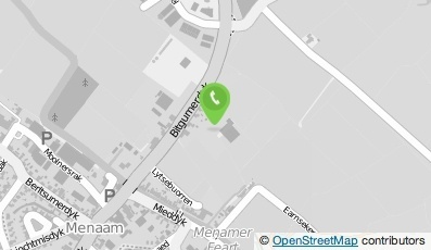 Bekijk kaart van V.O.F. 'Rob's Tuincentrum' in Menaam