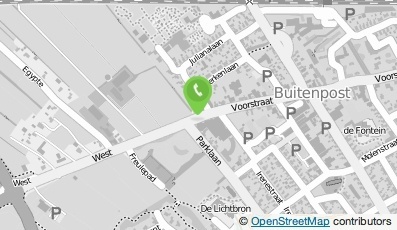 Bekijk kaart van Kapenga Wonen B.V. in Buitenpost
