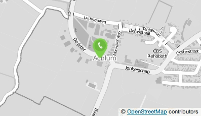 Bekijk kaart van Autobedrijf Postma in Achlum