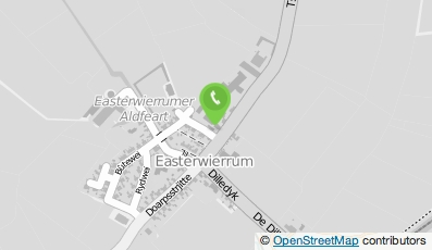 Bekijk kaart van Bootsma's Bouwbedrijf B.V. in Easterwierrum