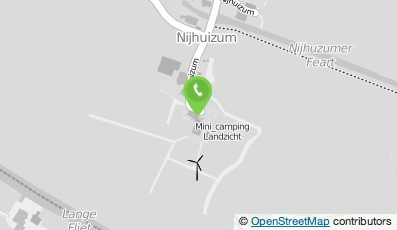 Bekijk kaart van Minicamping 'Sathe Landzicht' in Nijhuizum