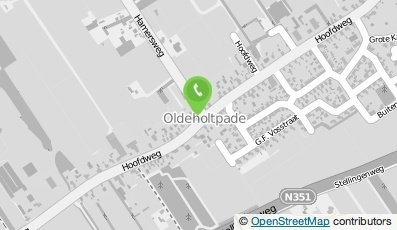 Bekijk kaart van Gereedschap & Rijwielhandel H. van Weperen in Oldeholtpade