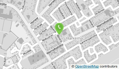 Bekijk kaart van IT Knip Hûske in Harkema