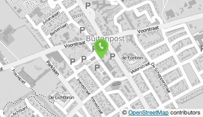 Bekijk kaart van Bakkerij A.J. v.d. Bijl in Buitenpost
