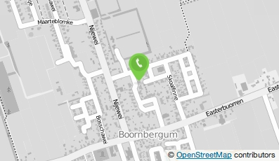 Bekijk kaart van Bouwbedrijf F. Bosma in Boornbergum
