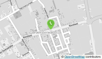 Bekijk kaart van Zuivelhandel Groenewoud in Broeksterwald