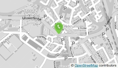 Bekijk kaart van Boek- en Kantoorboekhandel Friso in Akkrum