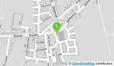 Bekijk kaart van Onderhoudsbedrijf W. Okkema in Oudega (gemeente Smallingerland Friesland)