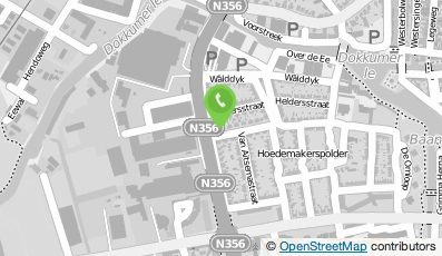 Bekijk kaart van U.D. Gosma Behang- en Schildersbedrijf in Dokkum