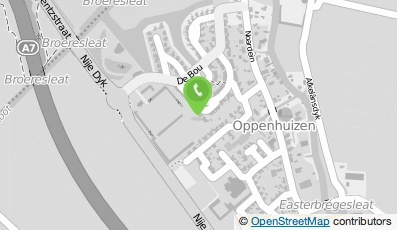 Bekijk kaart van Gevelreinigingsbedrijf P. Atsma in Oppenhuizen