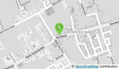 Bekijk kaart van Autobedrijf Broersma in Broeksterwald