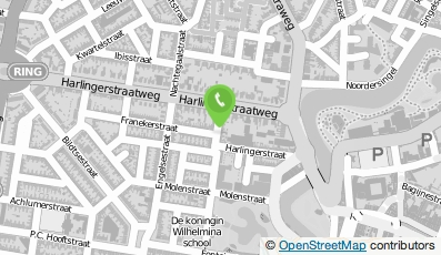 Bekijk kaart van Schildersbedrijf Hans Giesing in Leeuwarden