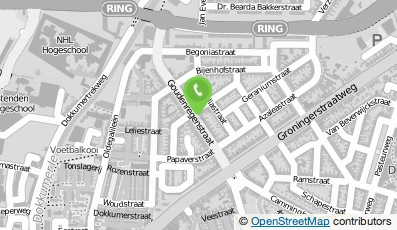 Bekijk kaart van Cafetaria Goudenregen in Leeuwarden