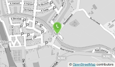 Bekijk kaart van Island House Vormgeving & Communicatie in Nes (gemeente Ameland Friesland)