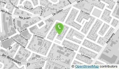 Bekijk kaart van Schildersbedrijf Van Dijk in Surhuisterveen
