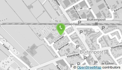 Bekijk kaart van Goeree's Autorijschool in Buitenpost