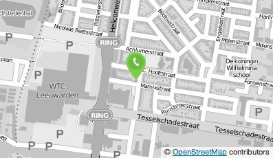 Bekijk kaart van Sinne Brederostraat in Leeuwarden
