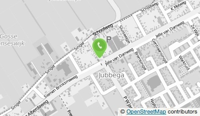 Bekijk kaart van Cafetaria Tia in Jubbega