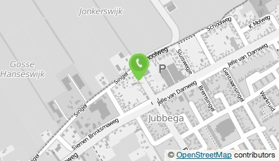 Bekijk kaart van Klussenbedrijf Minne de Vries in Jubbega