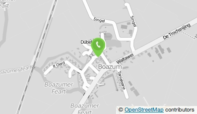 Bekijk kaart van Bouwbedrijf Andree in Boazum