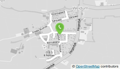 Bekijk kaart van SiBe Swierstra Dienstverlening en Loonwerk in Weidum