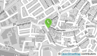 Bekijk kaart van Huis & Hypotheek Bolsward in Hallum