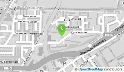 Bekijk kaart van Stukadoorsbedrijf Schat in Leeuwarden