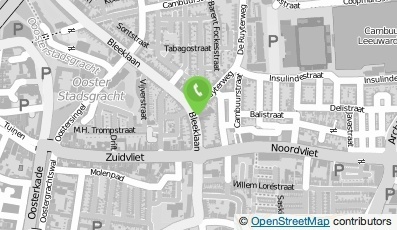 Bekijk kaart van Kledingreparatiebedrijf De Friese Schaar in Leeuwarden