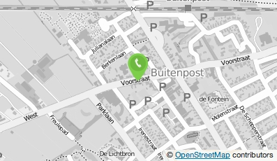 Bekijk kaart van WerkTijd B.V. in Buitenpost
