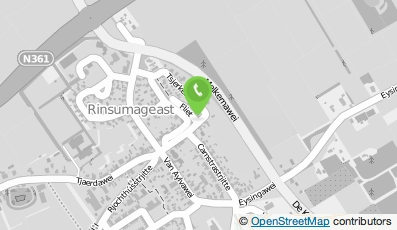 Bekijk kaart van Uw Tuinklusser P. de Vries in Rinsumageast