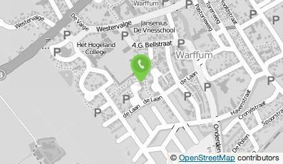 Bekijk kaart van Schildersbedrijf J de Wind in Warffum